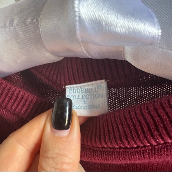 NWT Edgehill Collection Girls Round Neck Long Sleeve Swan Sweater Top Sz 5 - Picture 5 of 6